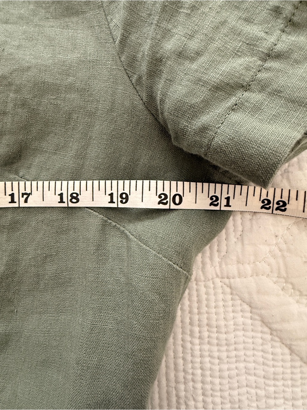 Quince 100% European Linen Button-Front Midi Dress - Picture 11 of 11